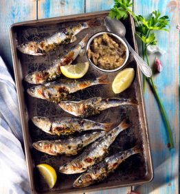 sardinas a la plancha