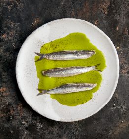 boquerones en aceite verde