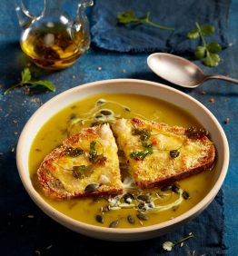 sopa de lentejas