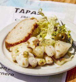 tapas de choco ala plancha