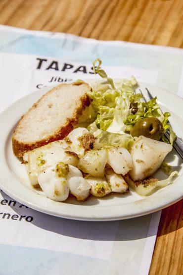 tapas de choco ala plancha