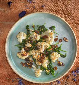 coliflor asadocon zaatar