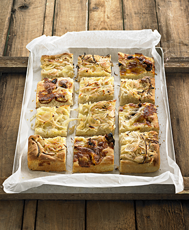 Focaccia de cebolla - Delicooks