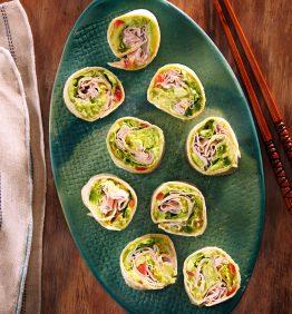 wrap de pavo y aguacate