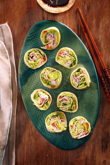 wrap de pavo y aguacate