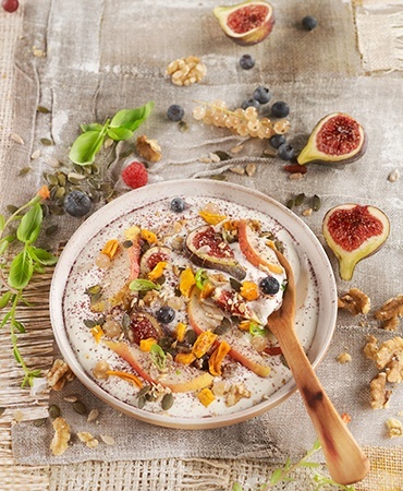 yogurt con fruta